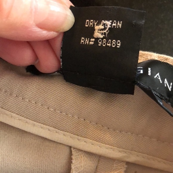 Fabrizio Gianni Stretch for High Comfort Neutral Trousers Size 8 - Picture 10 of 10